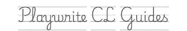 Playwrite CL Guides 