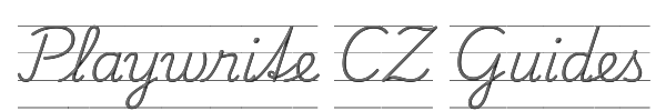 Playwrite CZ Guides 