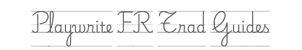 Playwrite FR Trad Guides 