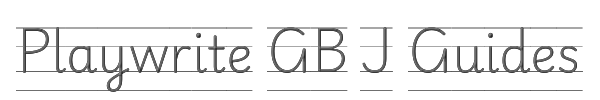 Playwrite GB J Guides 