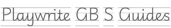 Playwrite GB S Guides 