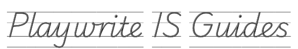 Playwrite IS Guides 