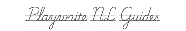 Playwrite NL Guides 
