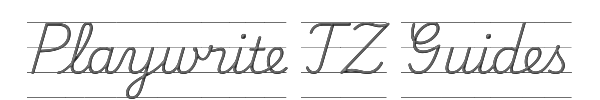 Playwrite TZ Guides 