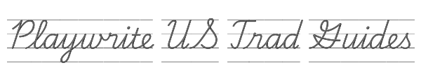 Playwrite US Trad Guides 