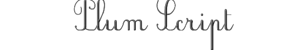 Plum Script 