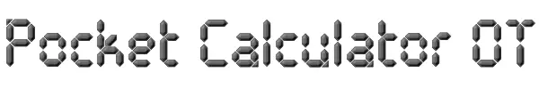 Pocket Calculator OT 