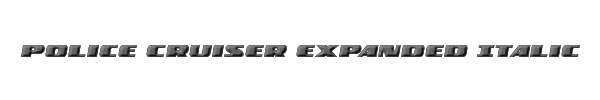 Police Cruiser Expanded Italic 
