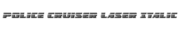 Police Cruiser Laser Italic 