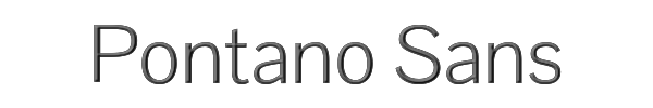 Pontano Sans 