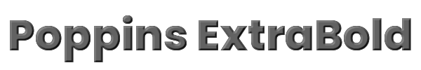 Poppins ExtraBold 