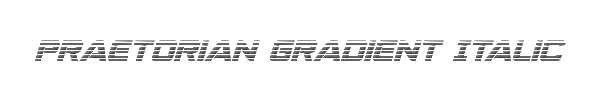 Praetorian Gradient Italic 