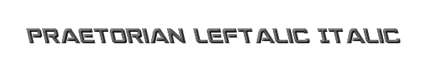 Praetorian Leftalic Italic 
