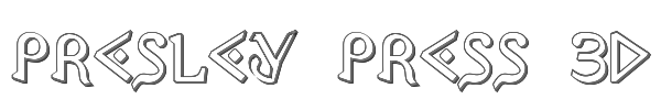 Presley Press 3D 