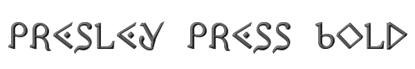 Presley Press Bold 
