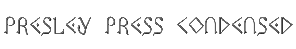 Presley Press Condensed 
