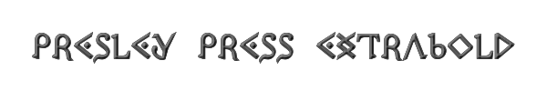 Presley Press ExtraBold 