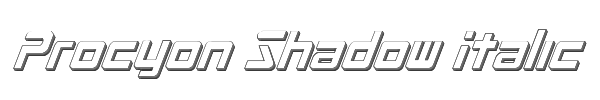Procyon Shadow Italic 