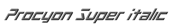 Procyon Super Italic 