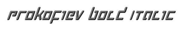 Prokofiev Bold Italic 