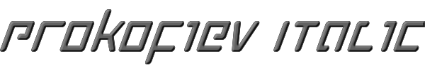 Prokofiev Italic 