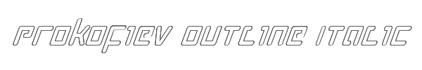 Prokofiev Outline Italic 