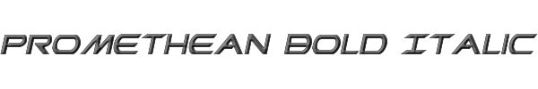 Promethean Bold Italic 