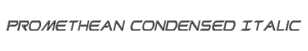 Promethean Condensed Italic 