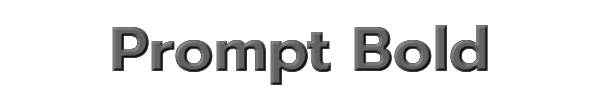 Prompt Bold 