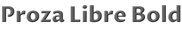 Proza Libre Bold 