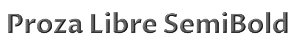 Proza Libre SemiBold 
