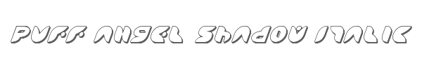 Puff Angel Shadow Italic 