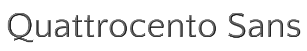 Quattrocento Sans 