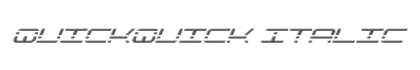 QuickQuick Italic 