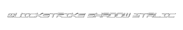 QuickStrike Shadow Italic 