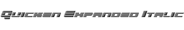 Quicken Expanded Italic 