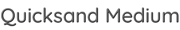 Quicksand Medium 