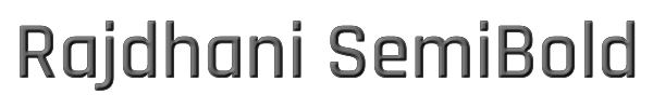 Rajdhani SemiBold 