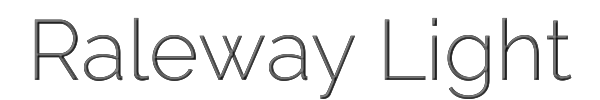 Raleway Light 