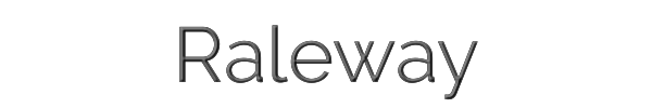 Raleway 