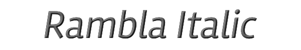 Rambla Italic 