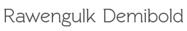 Rawengulk Demibold 