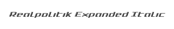Realpolitik Expanded Italic 