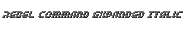 Rebel Command Expanded Italic 