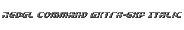 Rebel Command Extra-exp Italic Extra-expanded Italic 
