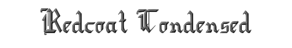 Redcoat Condensed 
