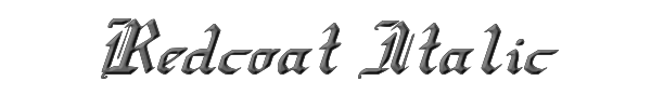 Redcoat Italic 