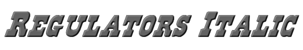 Regulators Italic 
