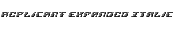 Replicant Expanded Italic 