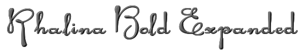 Rhalina Bold Expanded 